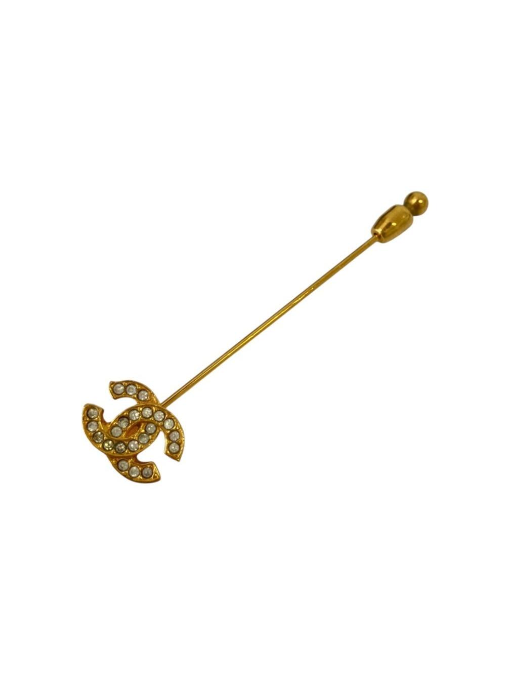 Chanel Cc Logo Brooch Metal #351425C45B